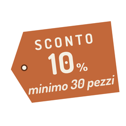 Extra sconto del 10% con l'acquisto di 30 pezzi assortiti