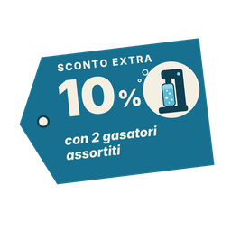 GasUp: Acquista n.2 gasatori assortiti, 10% in meno. Pika e Quokka, scegli tu.