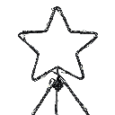 ALBERO DI NATALE LUMINOSO 3D LUCE FREDDA 5M+40CM, IP44 INT/EST