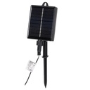 Catena luminosa solare G50 con luci tonde bianche, luce calda, 10m