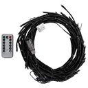 PIANTA RAMPICANTE LUMINOSA AD APPLIQUE USB 144 LED LUCE FREDDA CON TELECOMANDO 3M+2,3M