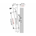 92402597 WALL 4 NERO SUPPORTO TV 30-60 BRAVO