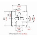 92402621 LCD10 NERO SUPPORTO TV 23-40 BRAVO