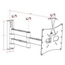 92402621 LCD10 NERO SUPPORTO TV 23-40 BRAVO