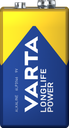 PILE VARTA ALKALINE LONGLIFE POWER  9V  BL.1  4922