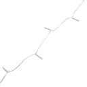 CATENA LUMINOSA  4AA CON LUCI A TESTA PIATTA RGBY 0.3M+30M IP44 INT/EST