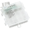 CATENA LUMINOSA  4AA CON LUCI A TESTA PIATTA RGBY 0.3M+30M IP44 INT/EST