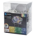 CATENA LUMINOSA  4AA CON LUCI A TESTA PIATTA RGBY 0.3M+30M IP44 INT/EST