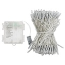 CATENA LUMINOSA A BATTERIA 4AA LUCI A TESTA PIATTA RGBY 0.3M+25M IP44 INT/EST