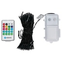 Catena luminosa a batteria 3AA con sensore musicale, RGBY, 10M