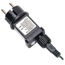 CATENA LUMINOSA BASSO VOLT. C/LUCI A TESTA PIATTA 2700K 10M IP44 INT/EST