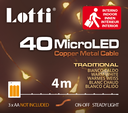 CATENA 40 MICROLED 3XAA 4M PDQ