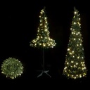 ALBERO DI NATALE LUMINOSO PIEGHEVOLE, BIANCO FREDDO 1.2M