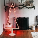 ALBERO NATALE ABETE C/BASE H145 SMART LED