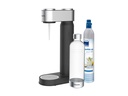 KIT SODA GASATORE NERO C/BOTTIGLIA E BOMBOLA 425GR PHILIPS WS
