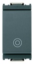 FRUTTO VIMAR PULSANTE 10A 250V SERIE IDEA GRIGIO