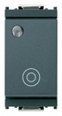 FRUTTO VIMAR PULSANTE LUMINOSO 10A 250V SERIE IDEA GRIGIO