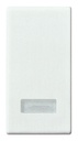 TASTO 1M +DIFFUSORE BIANCO VIMAR