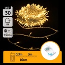 CATENA LUMINOSA 3AA CON LUCI LUCE CALDA 3M IP20 INTERNO