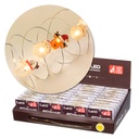 CATENA DECORATA D4 40 MICROLED 2XAA 4M PDQ