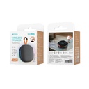 CASSA BLUETHOOT MINI RICARICABILE PORTATILE  UNICO CON LED RGB LIGHT E RIVESTIMENTO IN TESSUTO 5W 