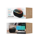 CASSA BLUETHOOT RICARICABILE PORTATILE  UNICO CON LED RGB LIGHT E RIVESTIMENTO IN TESSUTO 10W 
