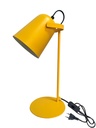 LAMPADA DA TAVOLO IMPERIA HUGGY IN METALLO GIALLA E27 CON INTERRUTTORE
