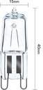 LAMPADA ALOGENA ARLUX G9 40W 230V PER FORNO 300°