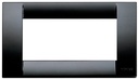 PLACCA VIMAR CLASSICA SERIE IDEA NERO 4 POSTI