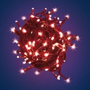 CATENA TLE 180 LED ROSSO 5MM SERIE EX CONTROLLER 8G 24V ESTERNO CAVO VERDE 2+7,5