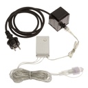 TRASFORMATORE 230V 24V MAX 600 LED + CAVO ALIMENTAZIONE AC-DC CONTROLLER 8G ACC