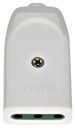 PRESA CIVILE VIMAR 2P+T 10A  STD ITA TIPO P11 250V BIANCO