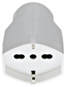 PRESA CIVILE VIMAR 2P+T10/16A SCHUKO P40 250V  BIANCO