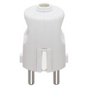 SPINA CIVILE VIMAR 2P+T16A S31 250V STANDARD  TEDESCO/FRANCESE BIANCO