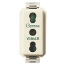 FRUTTO VIMAR BIPRESA 2P+T 16A DA INCASSO 10/16A 250V SERIE 8000