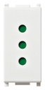 FRUTTO VIMAR PRESA 2P+T 10A DA INCASSO  250V SERIE PLANA BIANCO