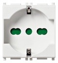 FRUTTO VIMAR PRESA SCHUKO 16A+TERRA CENTRALE DA INCASSO 10/16A 250V SERIE PLANA
