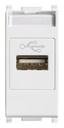 FRUTTO VIMAR PRESA USB SERIE PLANA BIANCO