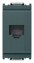 FRUTTO VIMAR PRESA PER TELEFONO RJ11 6/4 SERIE IDEA GRIGIO