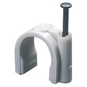 FISSACAVI GEWISS IN PLASTICA CON CHIODO INCORPORATO Ø9-10 MM PZ.100