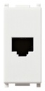 FRUTTO VIMAR PRESA PER TELEFONO RJ11 6/4 SERIE PLANA BIANCO