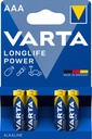 PILE VARTA ALKALINE LONGLIFE POWER MINISTILO AAA BL.4 4903