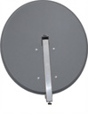PARABOLA SYNCRO IN ACCIAIO Ø65CM ATTACCO PREMONTATO CLICK - CLACK  GRIGIO 
