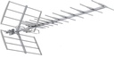 ANTENNA TV SYNCRO BANDA ( UHF 21:48 ) FREQUENZA 470-694MHz CON 44 ELEMENTI GUADAGNO 10-13DB LUNGHEZZA 110CM BIANCO