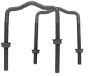 CAVALLOTTI SYNCRO PER FISSAGGIO ANTENNE E PARABOLE SU PALO DI SOSTEGNO 2 PZ 