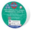 CAVO ANTENNA COASSIALE CONTAKT 75 OHM IN CLASSE B DA 6,8 MM 100MT