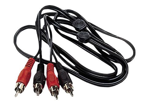 [M149000187] CAVETTO AUDIO 2RCA/2RCA S/S NE M/P 1,5MT