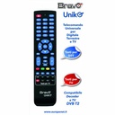 TELECOMANDO TV BRAVO MODELLO UNIKO UNIVERSALE PER TV E DTT 