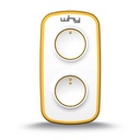 RADIOCOMANDI CONTAKT WHY LITE MINI FREQUENZA FISSA 433.92MHZ 2 CANALI YELLOW