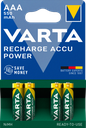 PILE VARTA RICARICABILE MINISTILO AAA 1.2V 550MAH NI-MH BL. 4 56743101404